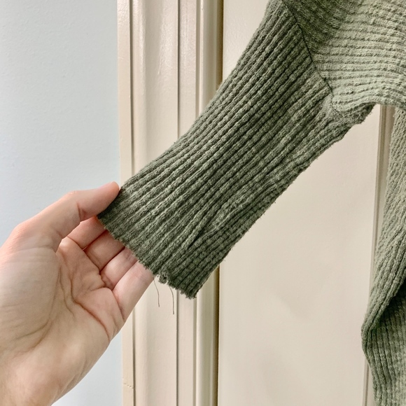 Free People Beach Cowl Neck Open Back Sweater XS - Picture 2 of 5